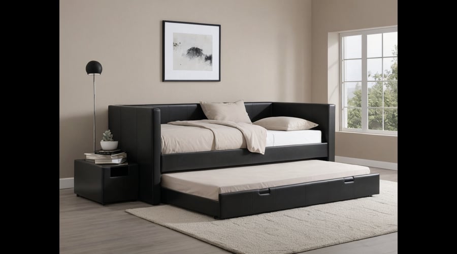 This roundup reviews the best black daybeds with trundles, comparing their durability, storage solutions, and comfortable sleeping arrangements to help you find the perfect piece for your space.