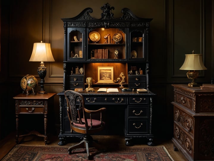 Black-Desk-With-Hutch-2