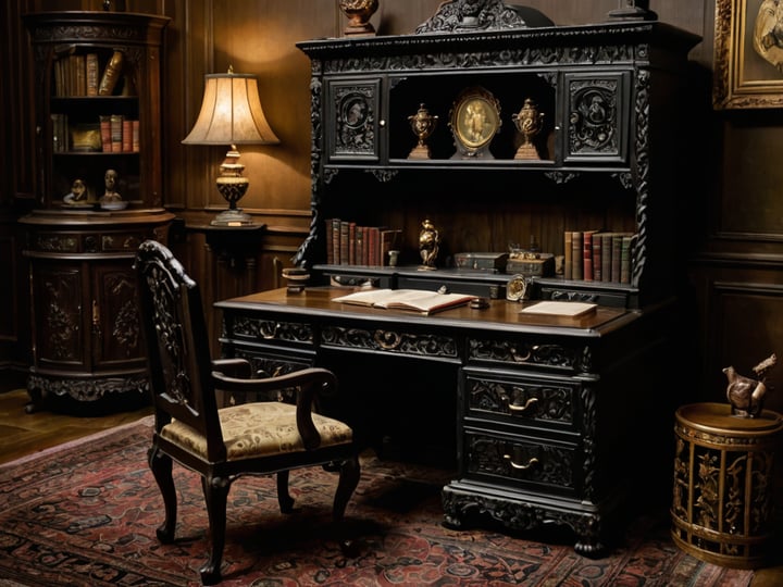 Black-Desk-With-Hutch-3