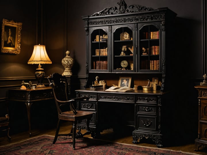 Black-Desk-With-Hutch-4