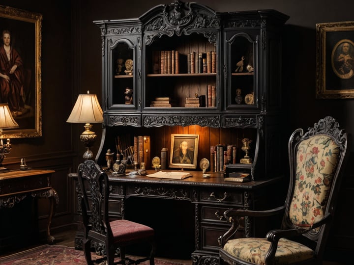 Black-Desk-With-Hutch-6
