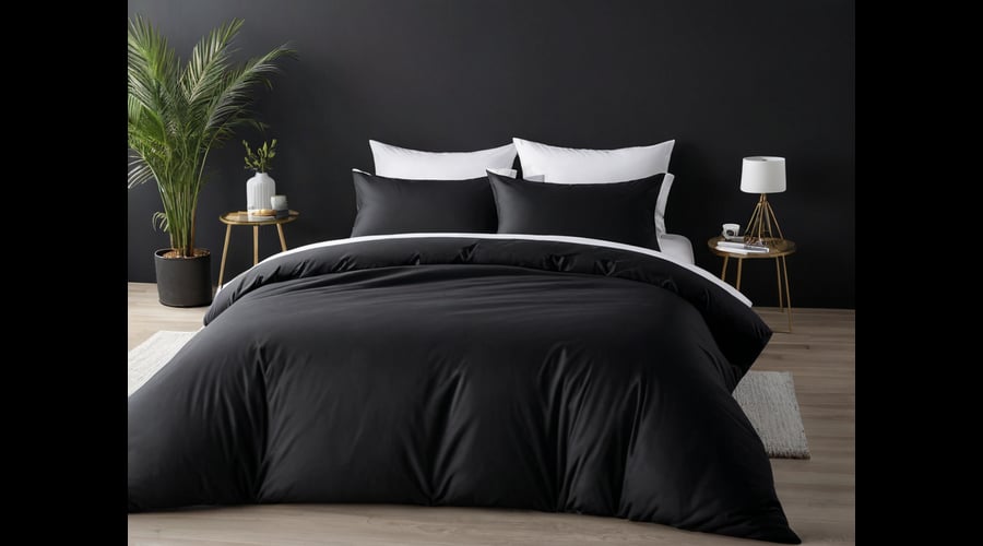 Discover the top-rated black duvet covers on the market in this comprehensive roundup article, featuring a variety of styles and material options to help you enhance your bedroom's ambiance.