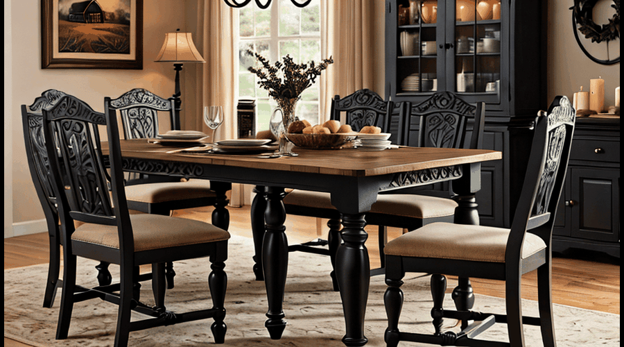 Discover the top black farmhouse dining chairs that will bring a rustic charm to your dining space. Explore a variety of designs, materials, and prices to find the perfect addition to your home.