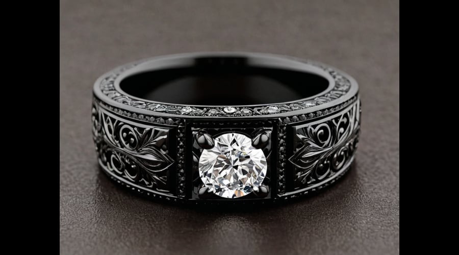 A curated selection of black gold mens rings featuring rich, luxurious designs and superior craftsmanship.