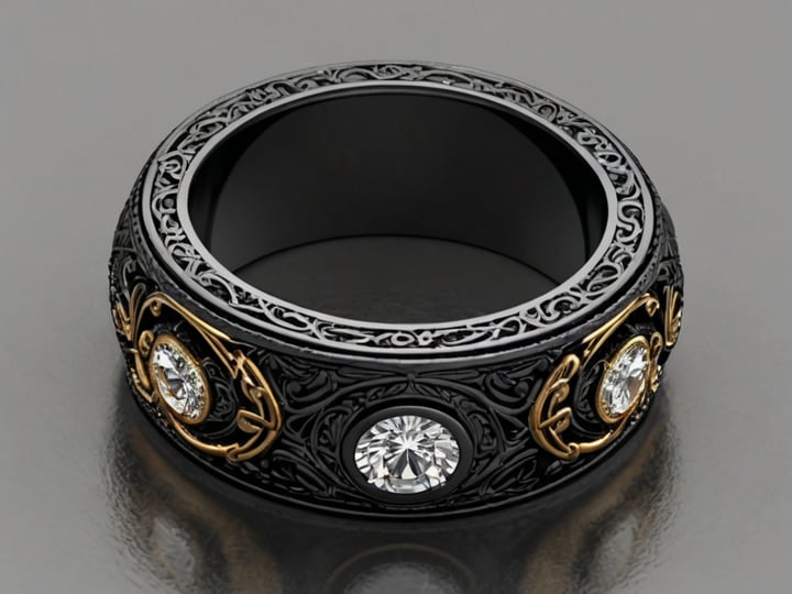 Black-Gold-Mens-Rings-4