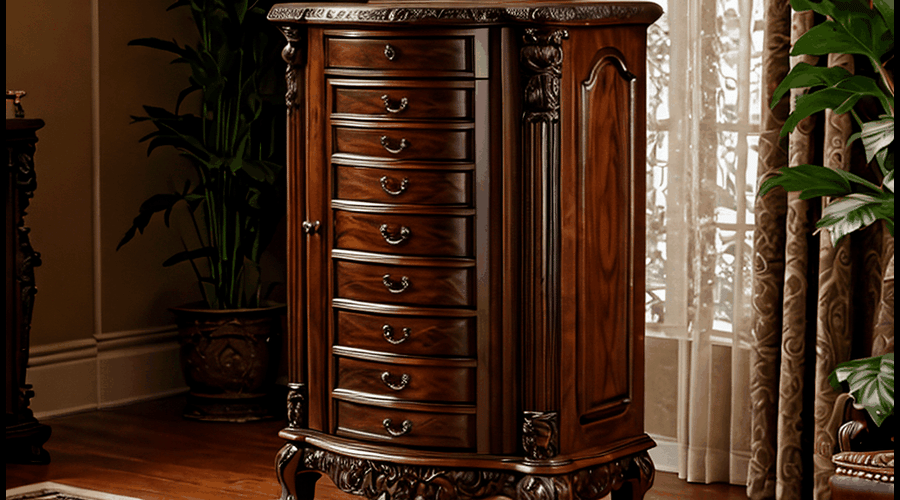 Our Black Jewelry Armoire guide reviews the top options for stylishly storing your fine jewelry, comparing features like space-saving designs, durable construction, and elegant finishes.
