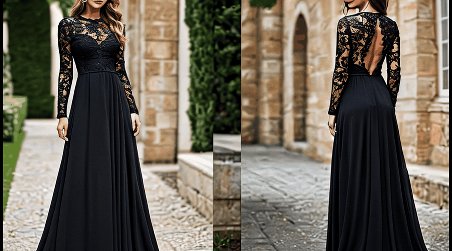 Black Long Sleeve Maxi Dresses
