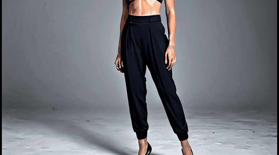 Black Parachute Pants for Women