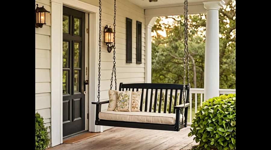 Our comprehensive roundup of black porch swings examines their durability, comfort features, and value as a stylish outdoor seating option.