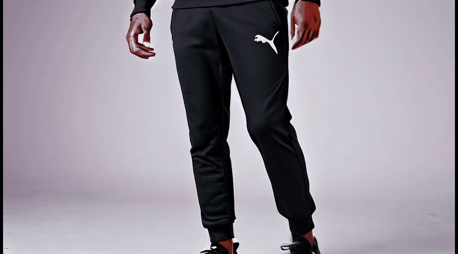 Black Puma Sweatpants