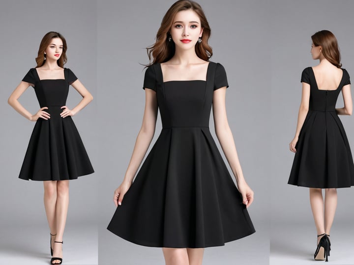 Black-Square-Neck-Dresses-2