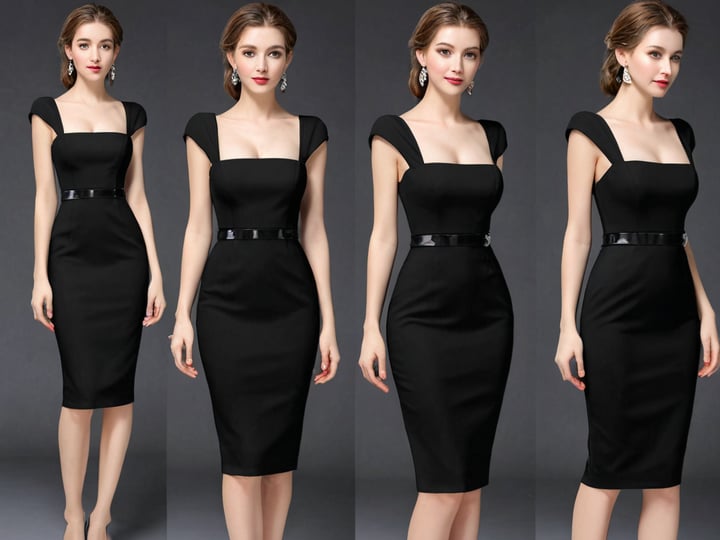 Black-Square-Neck-Dresses-4