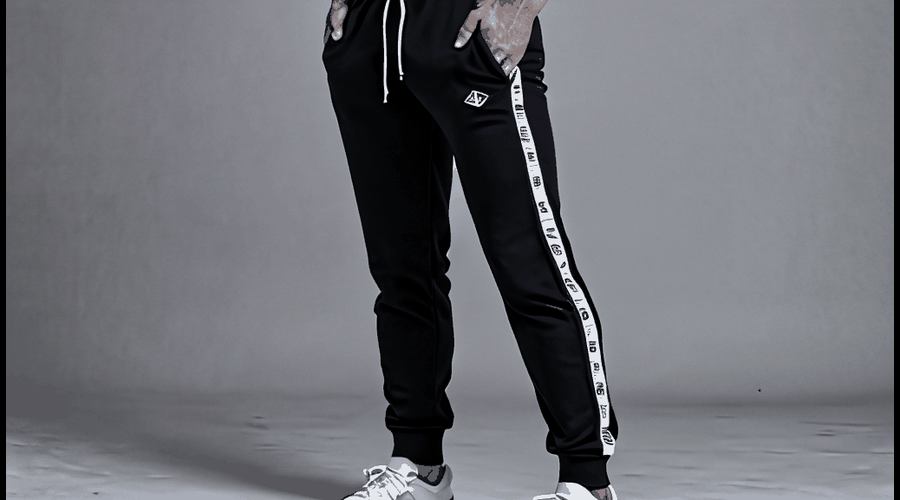 Black Straight Leg Sweatpants