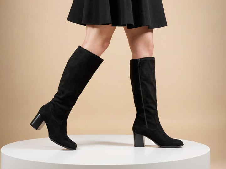 Black-Suede-Knee-High-Boots-2