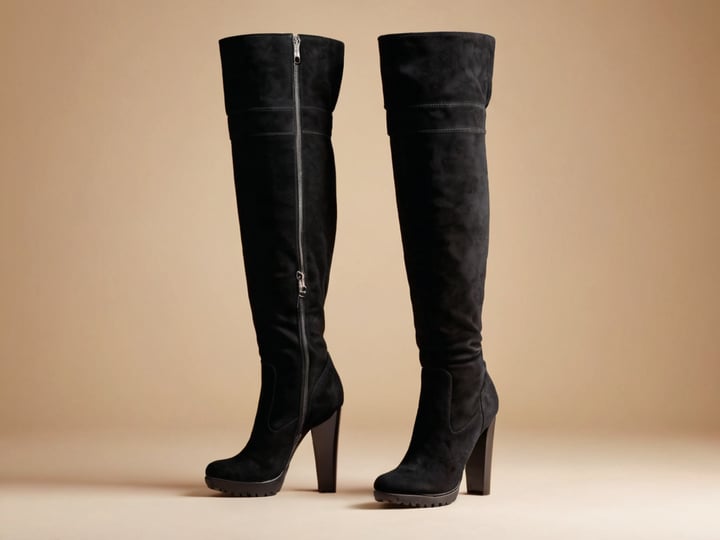 Black-Suede-Knee-High-Boots-4