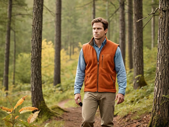 Blaze-Orange-Fleece-Vest-3