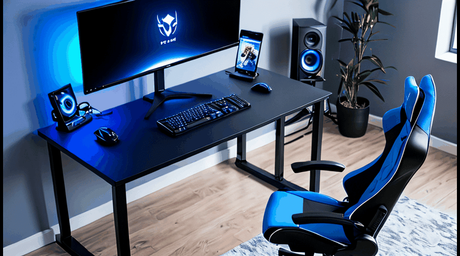 Blue Gaming Desks