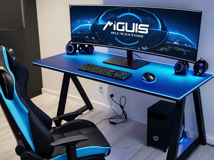 Blue Gaming Desks-2