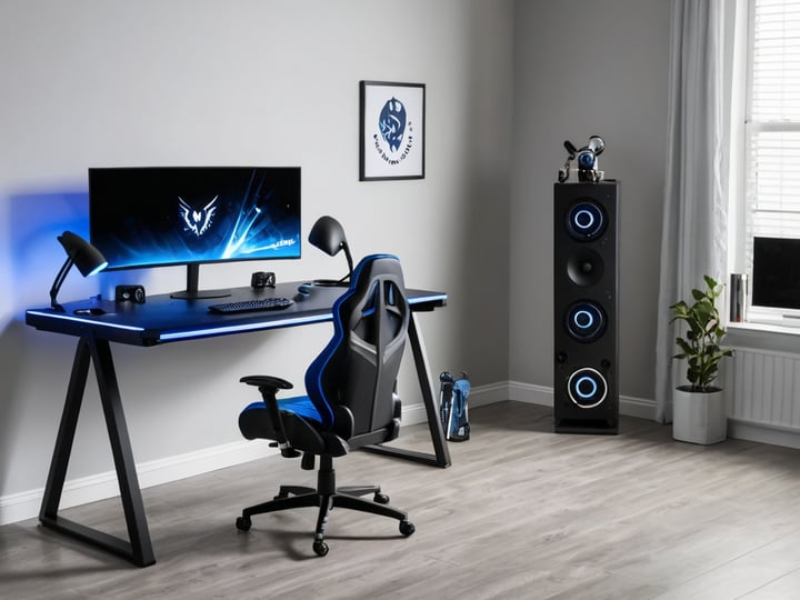 Blue Gaming Desks-4