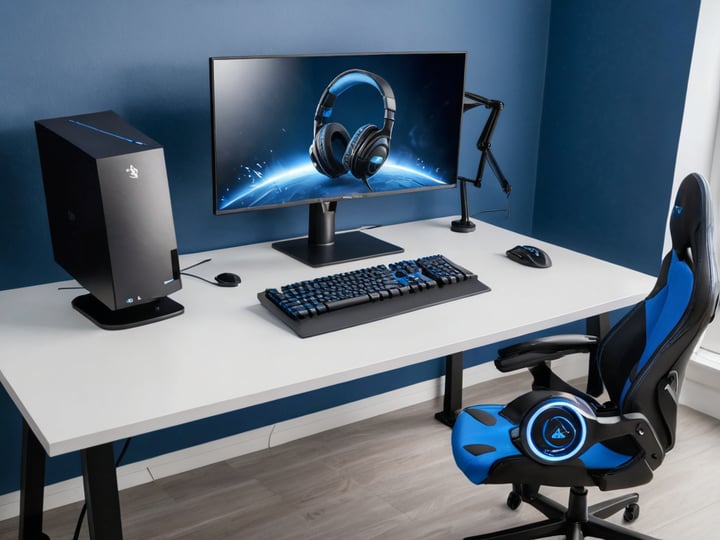 Blue Gaming Desks-5