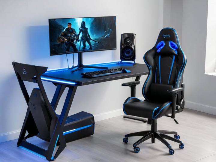Blue Gaming Desks-6