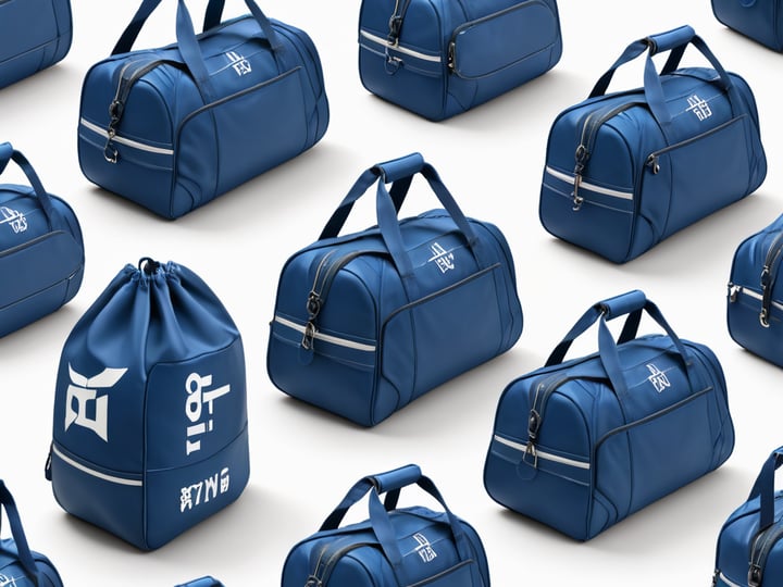 Blue Gym Bags-6