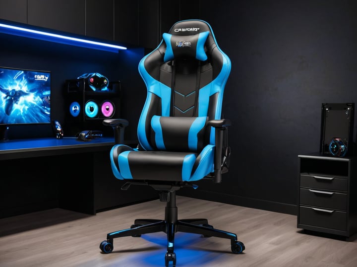 Blue and Black Gaming Chairs-6