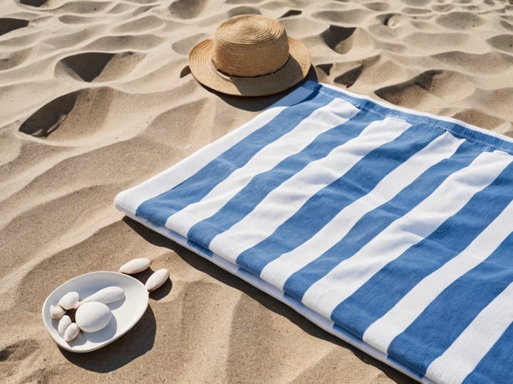Blue-And-White-Towels-4