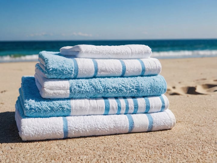 Blue-And-White-Towels-6