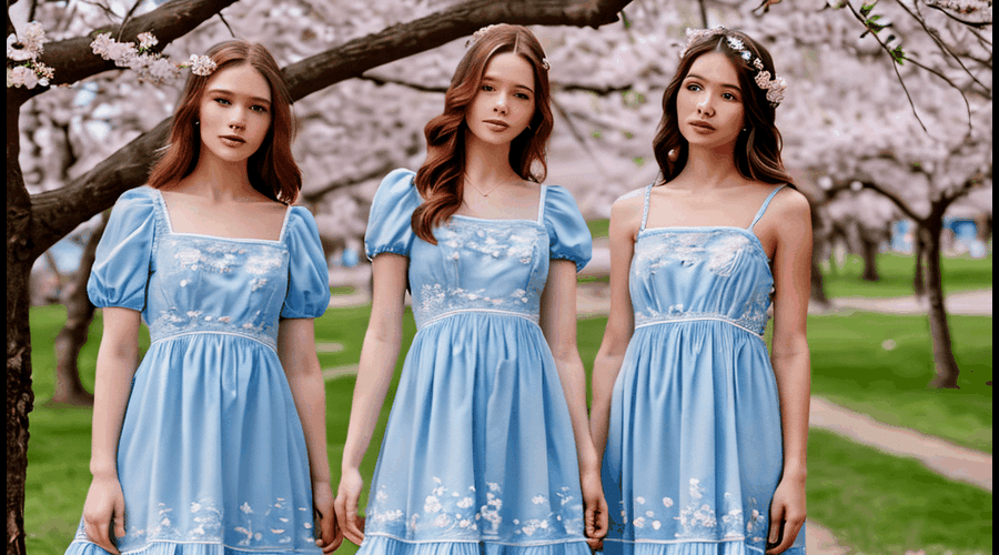Blue Babydoll Dresses