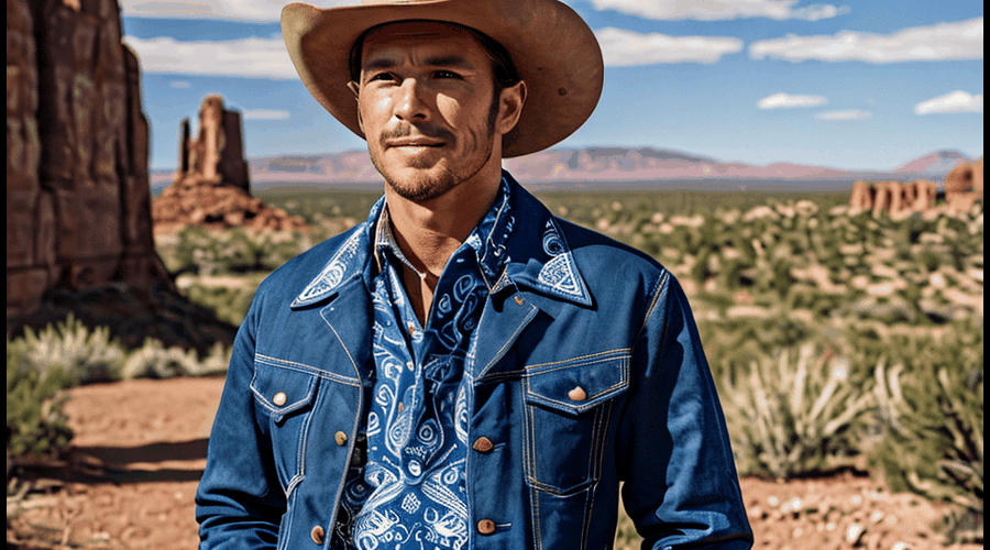 Our Blue Bandana Jacket brings a stylish touch of edge to your wardrobe. This versatile piece pairs the classic bandanna print with a jacket design, perfect for adding texture to both casual and dressed-up looks.
