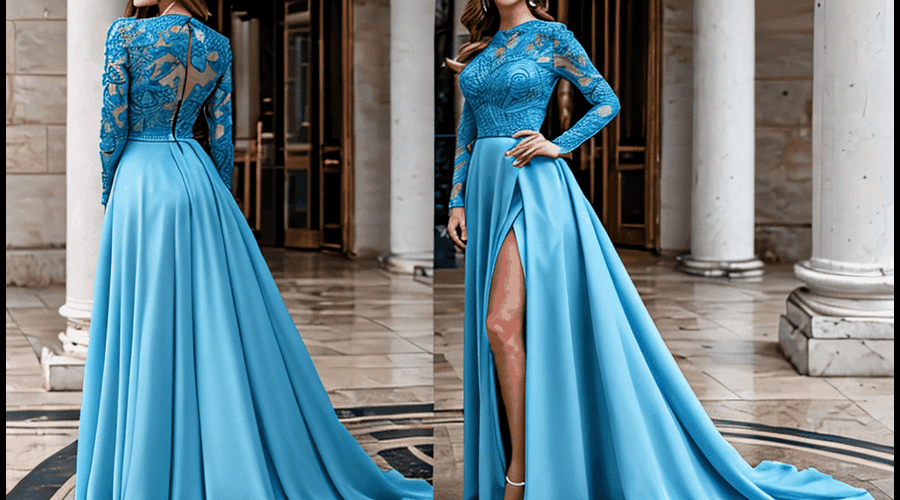 Blue Long Sleeve Dresses