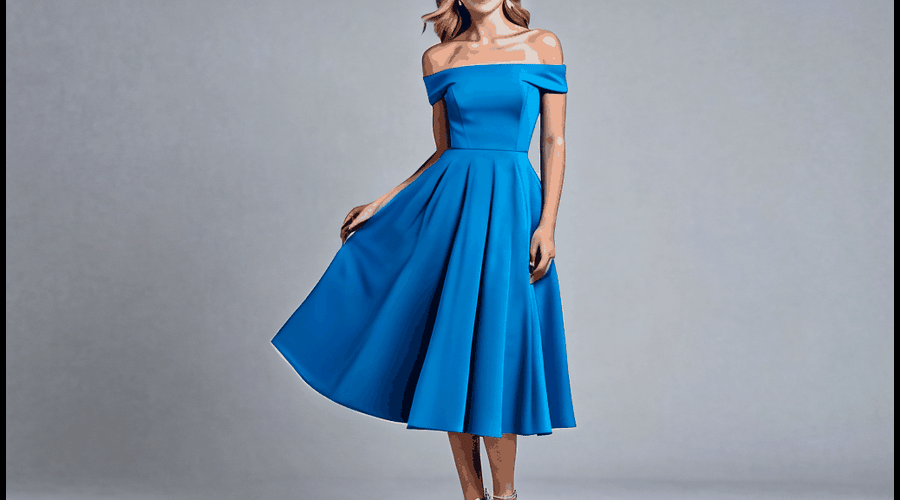 Blue Strapless Dresses