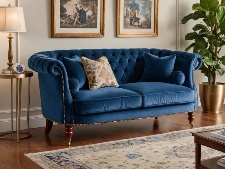 Blue-Velvet-Loveseat-3