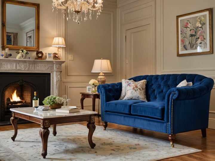 Blue-Velvet-Loveseat-4