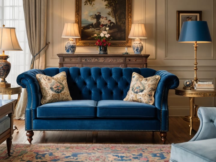 Blue-Velvet-Loveseat-5