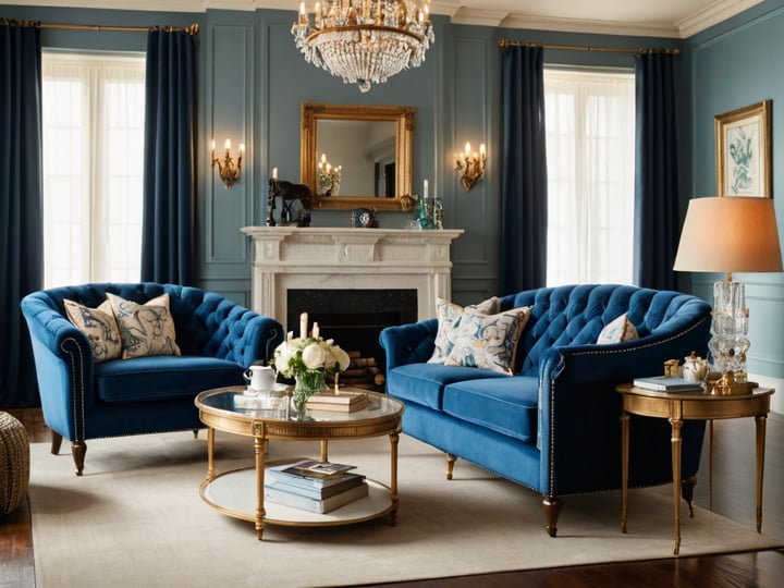 Blue-Velvet-Loveseat-6
