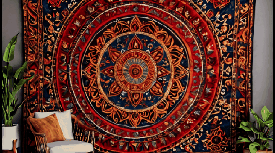 Discover the top boho tapestry selections available in the market, combining vibrant colors, intricate patterns, and a touch of ethnic charm to enhance any interior design.
