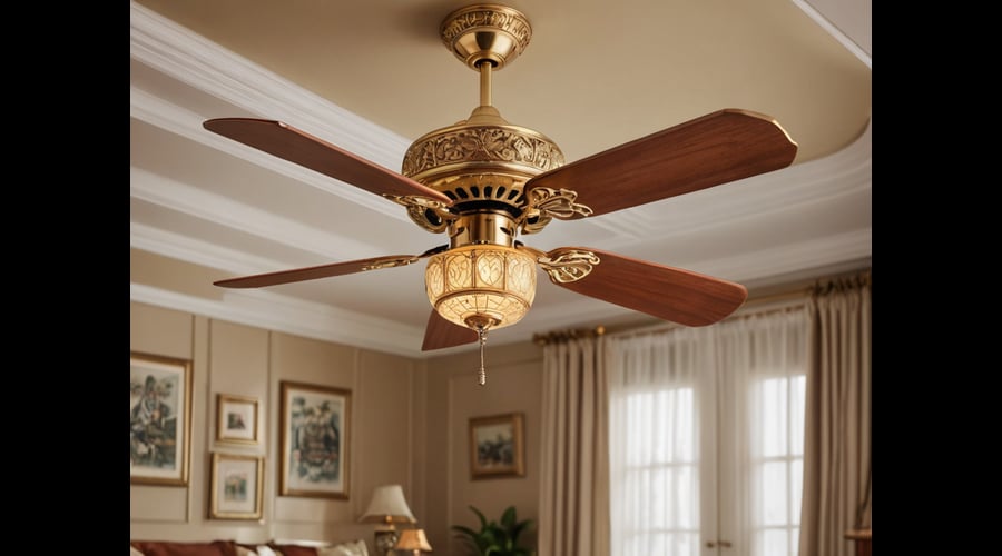 The Top 20 Brass Ceiling Fans: Timeless Style and Modern Functionality