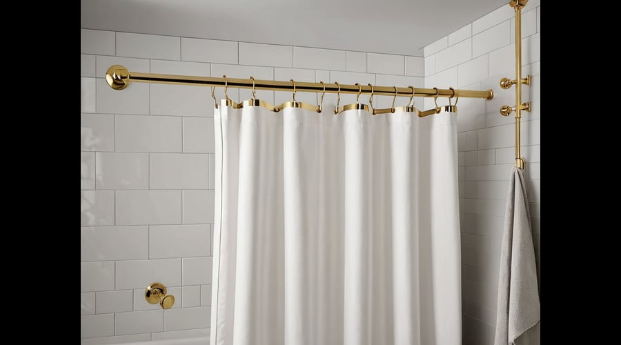 Explore our detailed roundup of the top brass shower curtain rods, featuring stylish and durable design options to elevate your bathroom experience.