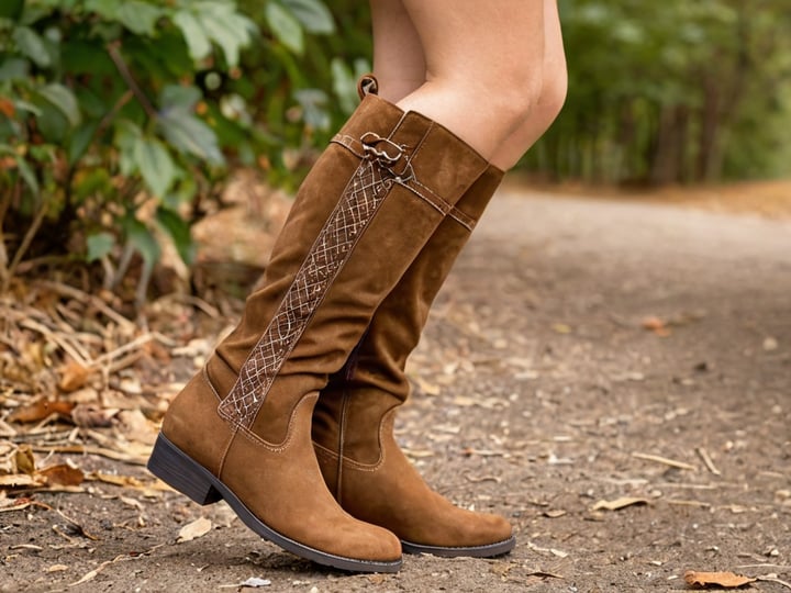 Brown-Suede-Knee-High-Boots-5