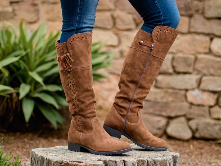 Brown-Suede-Knee-High-Boots-6