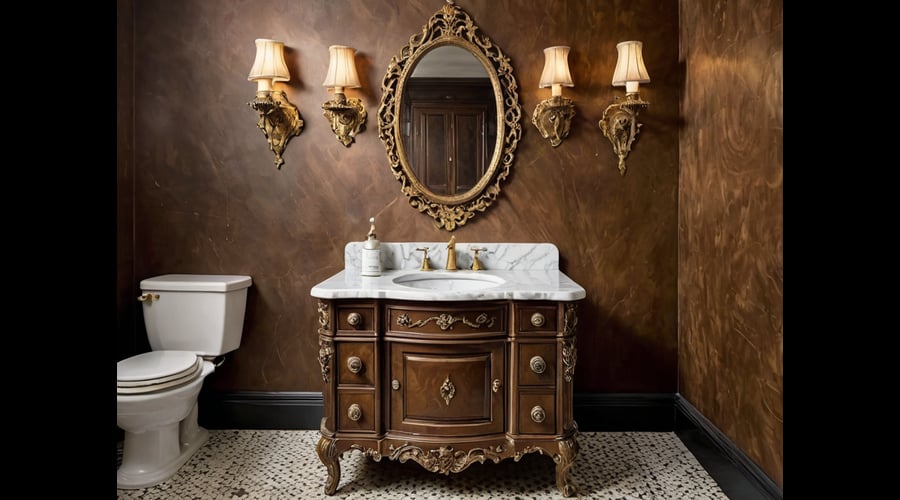 This article helps you choose the right brown vanity bathroom set that matches your style and space needs.