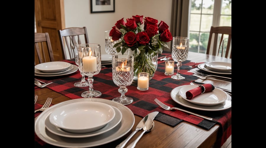 Our buffalo plaid placemats blend classic tartan patterns with warm autumnal hues, available in various sizes to coordinate with your existing table decor. Perfect for adding texture and color to any dining table setting.