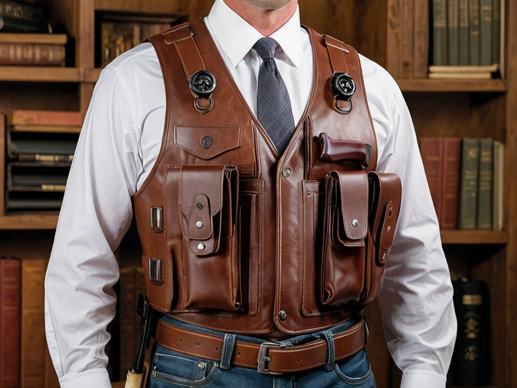 Bulletproof Vests with Gun Holsters-2
