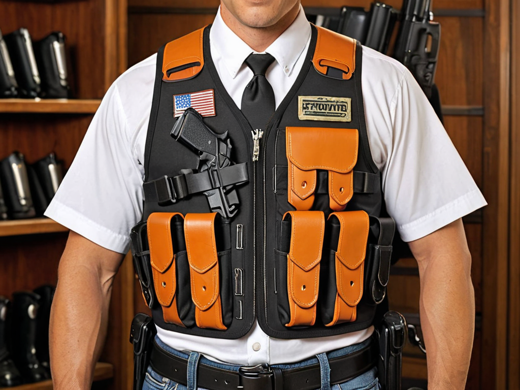 Bulletproof Vests with Gun Holsters-4