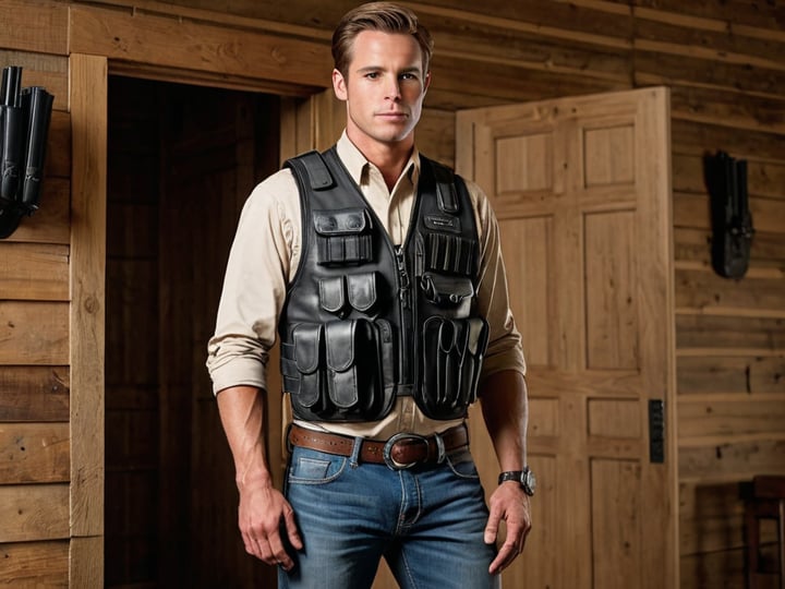 Bulletproof Vests with Gun Holsters-6