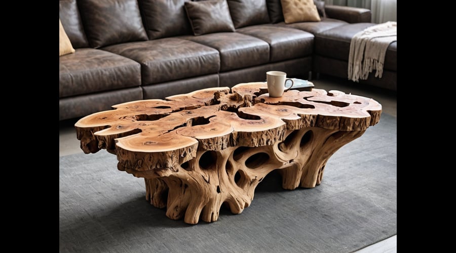 Our burl wood coffee table roundup highlights the most elegant and unique pieces available, showcasing nature's most remarkable wood formations in stunning tabletops.