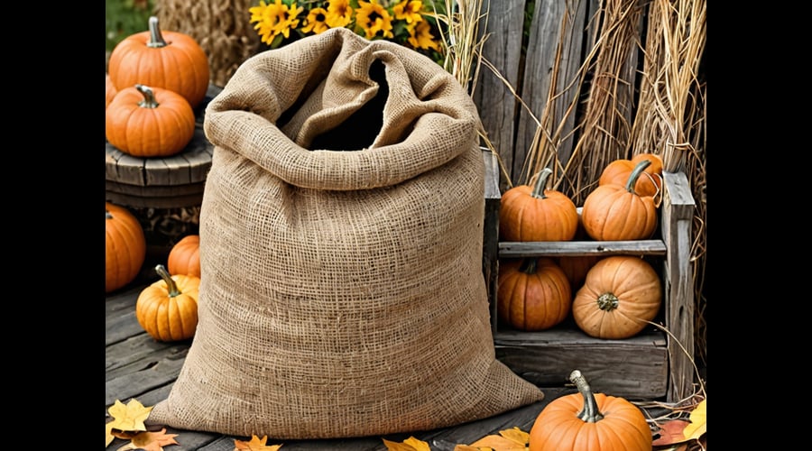 Explore the top burlap sacks on the market, perfect for storing and transporting items in a sustainable and fashionable way. From versatile shopping bags to stylish home decor, discover the best burlap sacks available.