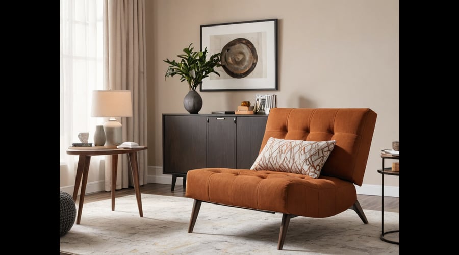 Our burnt orange accent chair brings vibrant warmth to any room. This stylish chair pairs casual comfort with clean lines, featuring premium comfort foam padding and a durable frame.
